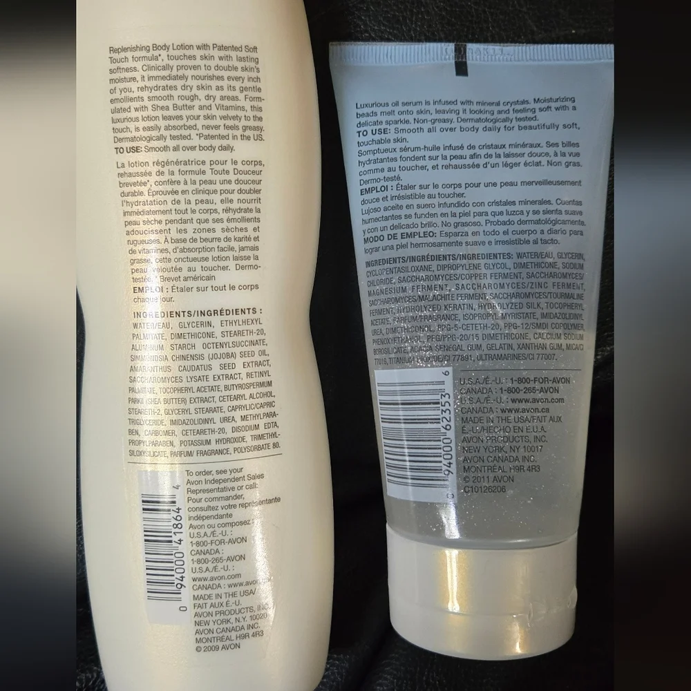 Avon Skin So Soft Body Lotion and Moisture Serum Set NEW sealed FULL SIZE - Picture 2 of 6